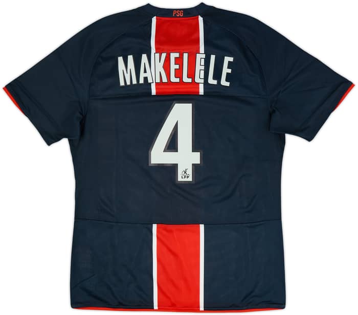 2008-09 Paris Saint-Germain Player Issue Home Shirt Makelele #4 - 9/10 - (L)