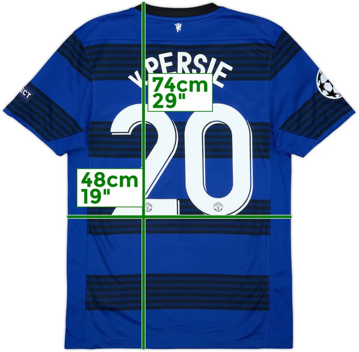 2011-13 Manchester United Away Shirt v.Persie #20 - 7/10 - (S)