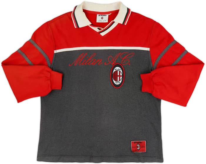 1994-96 AC Milan Lotto Sweat Top - 8/10 - (L)