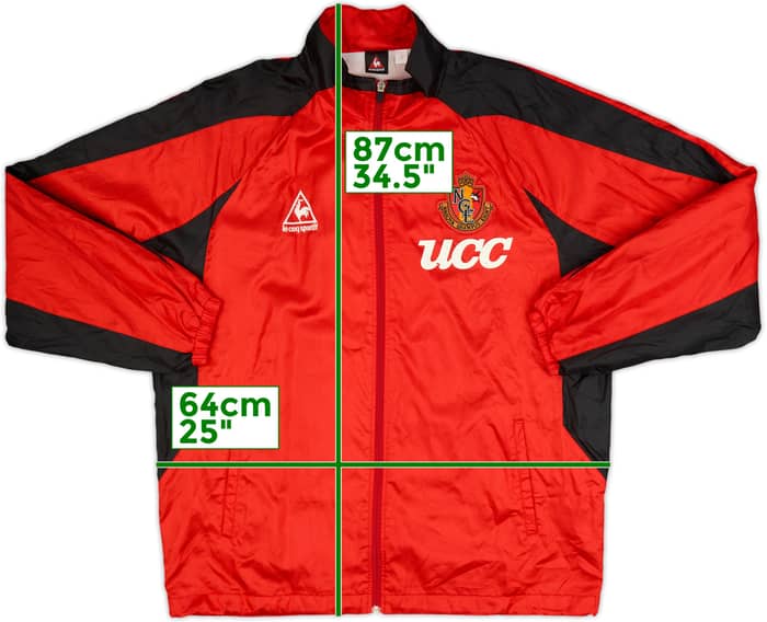 2001-02 Nagoya Grampus Eight Le Coq Sportif Track Jacket - 6/10 - (XL)