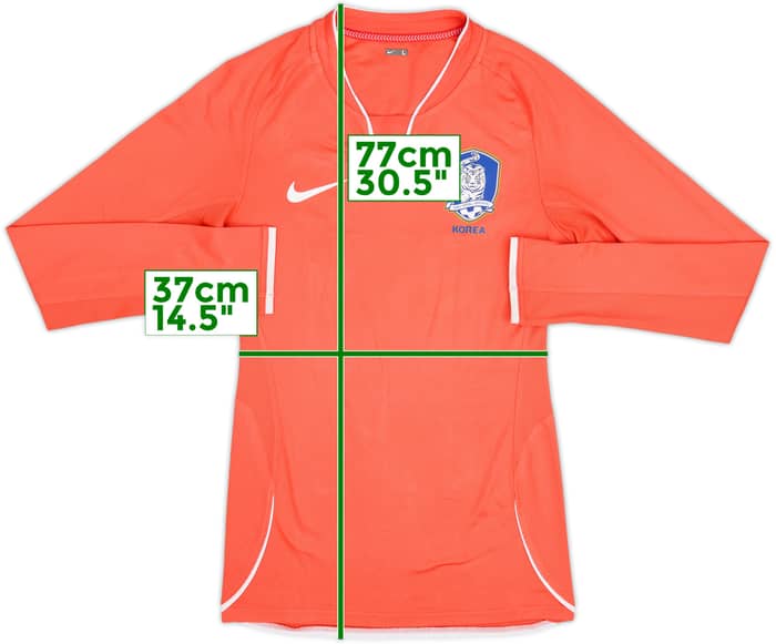 2008-10 South Korea Player Issue Home L/S Shirt - 8/10 - (L)