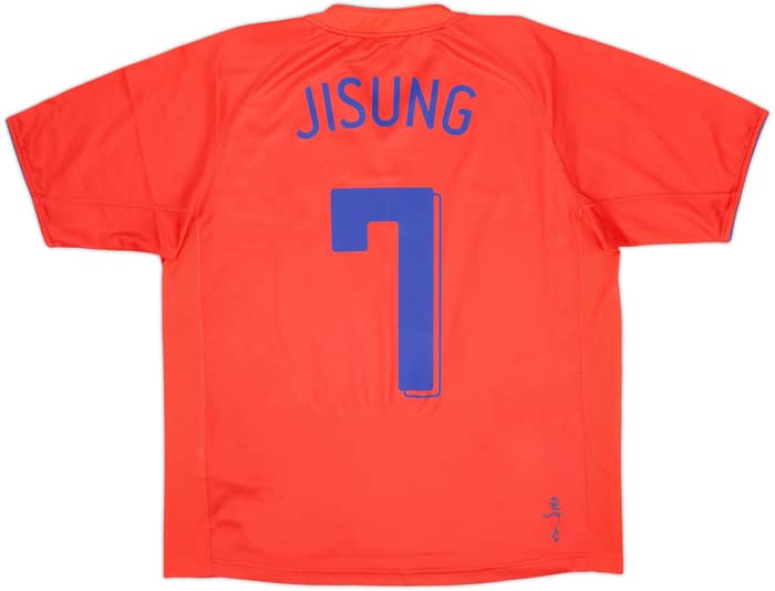 2006-08 South Korea Home Shirt Ji Sung #7 - 6/10 - (L)