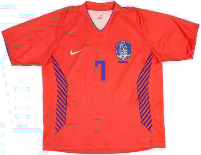 2006-08 South Korea Home Shirt Ji Sung #7 - 6/10 - (XL)