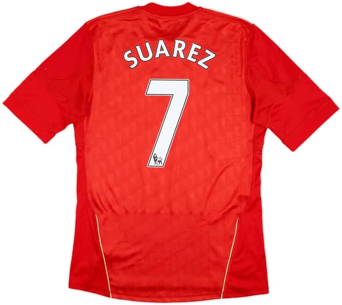 2010-12 Liverpool Home Shirt Suarez #7 - 6/10 - (M)