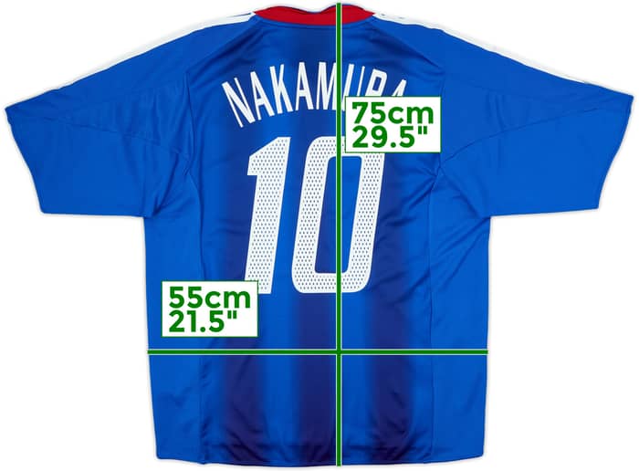 2004-06 Japan Home Shirt Nakaumura #10 - 7/10 - (L)