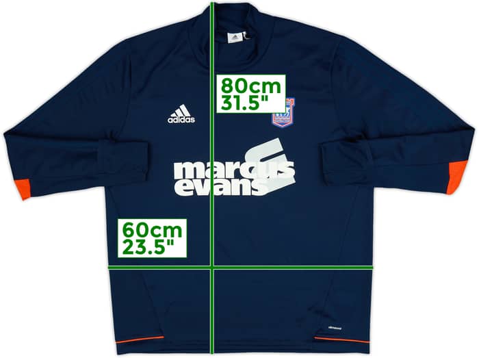 2017-18 Ipswich adidas Drill Top - 10/10 - (XL)