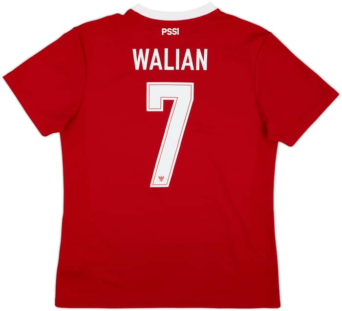 2020-22 Indonesia Home Shirt Walian #7 - 8/10 - (L)