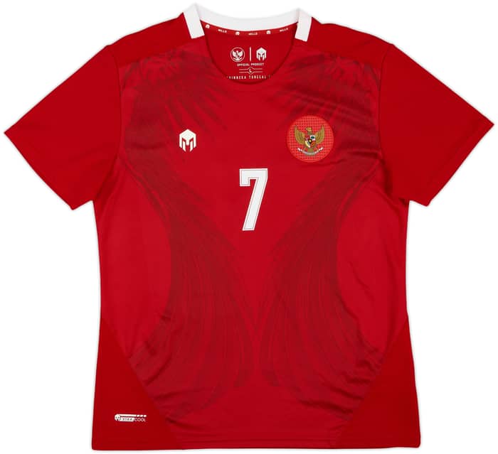 2020-22 Indonesia Home Shirt Walian #7 - 8/10 - (L)