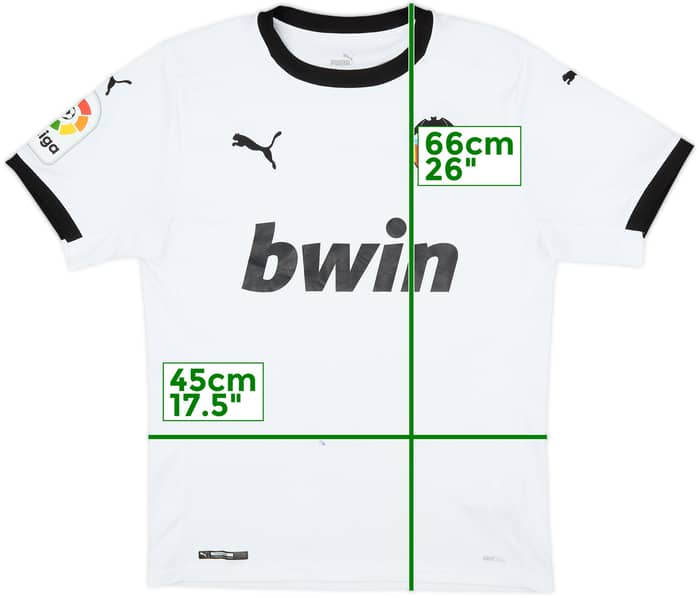 Camiseta de local del Valencia 2020-21 - 7/10 - (S)