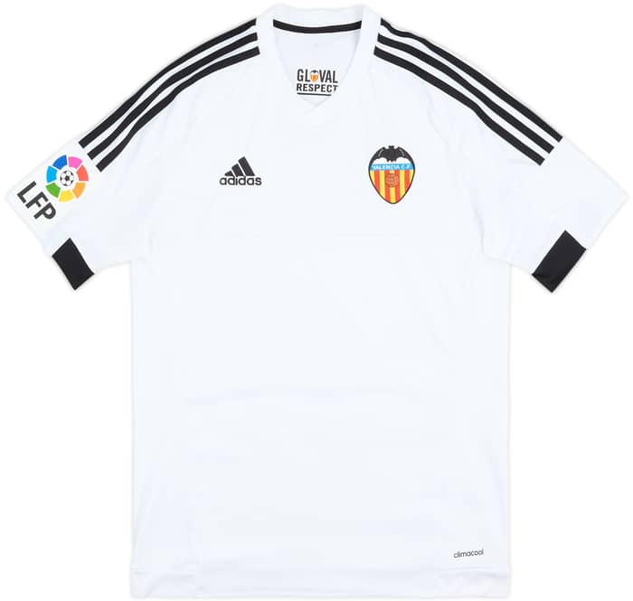 2015-16 Valencia Home Shirt - 10/10 - (S)