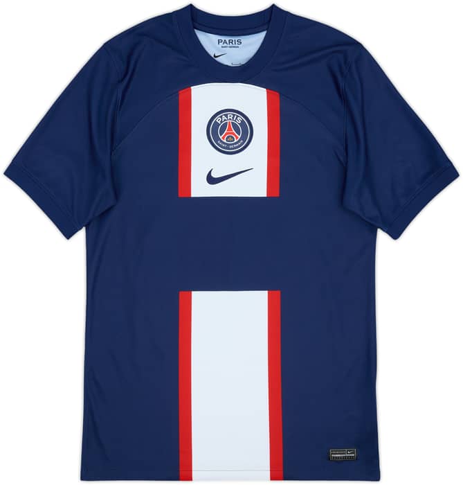 2022-23 Paris Saint-Germain Home Shirt - 8/10 - (S)