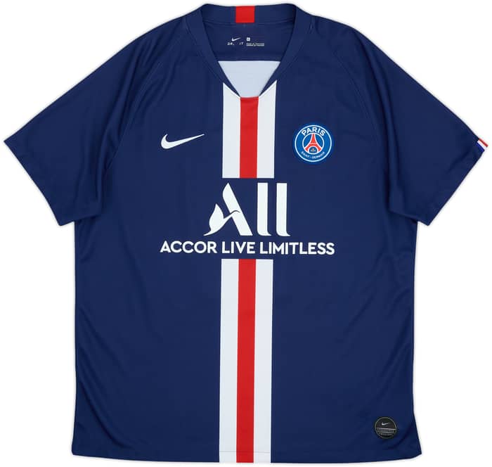 2019-20 Paris Saint-Germain Home Shirt Mbappe #7 - 7/10 - (XL)