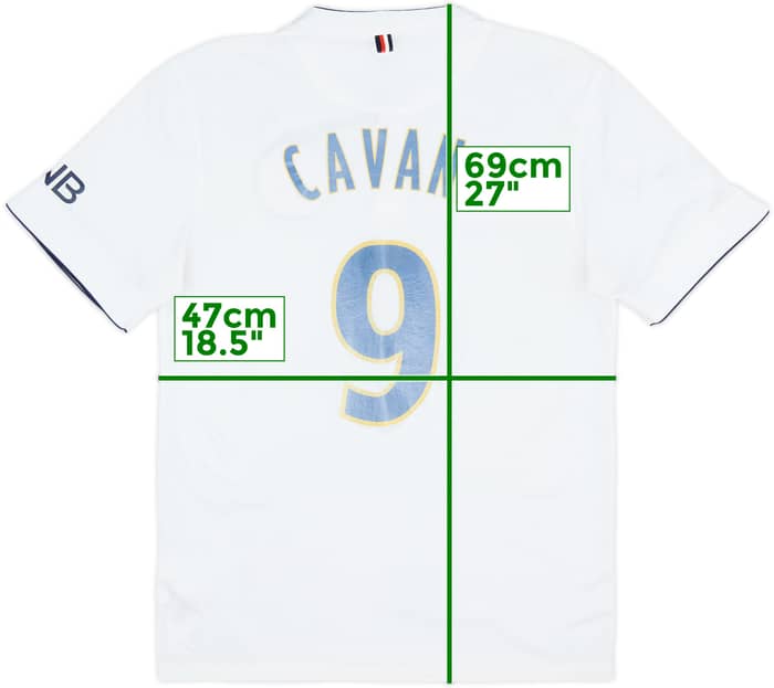 2014-15 Paris Saint-Germain Away Shirt Cavani #9 - 4/10 - (S)