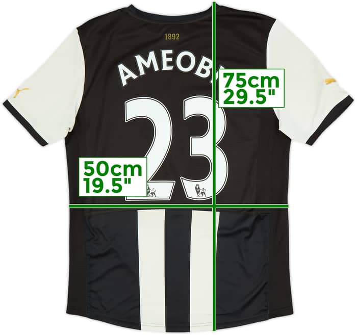 2011 Newcastle Home Shirt Ameobi #23 - 5/10 - (S)