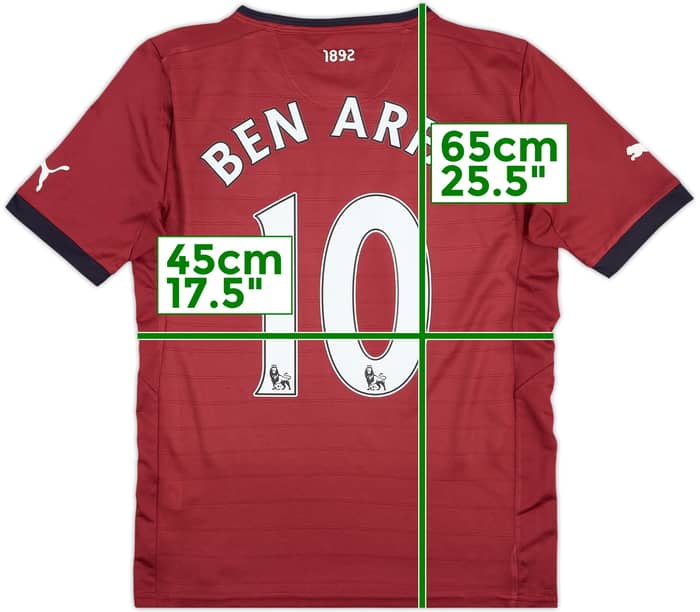 2012-13 Newcastle Away Shirt Ben Arfa #10 - 6/10 - (S)