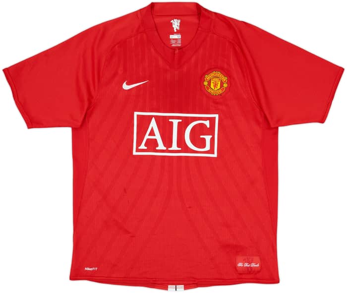 2007-09 Manchester United Home Shirt Rooney #10 - 5/10 - (M)