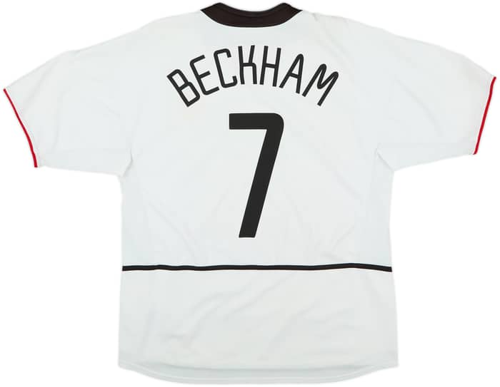 2002-03 Manchester United Away Shirt Beckham #7 - 6/10 - (XL)