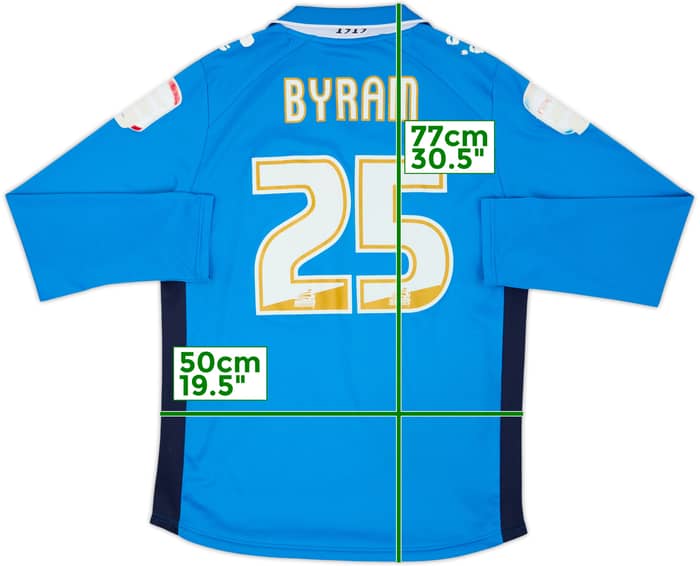 2012-14 Leeds United Away L/S Shirt Byram #25 - 5/10 - (L)