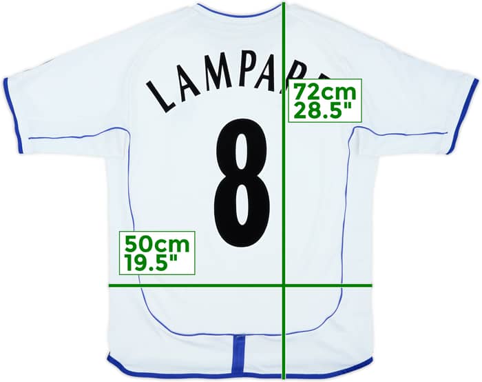 2001-03 Chelsea Away Shirt Lampard #8 - 5/10 - (M)