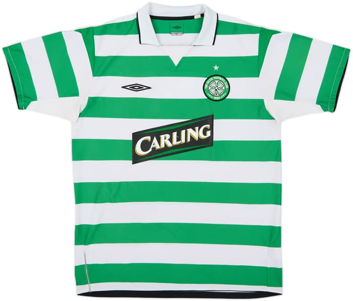 2004-05 Celtic Home Shirt Juninho #7 - 7/10 - (L)