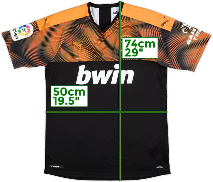 2019-20 Valencia Away Shirt - 10/10 - (L)