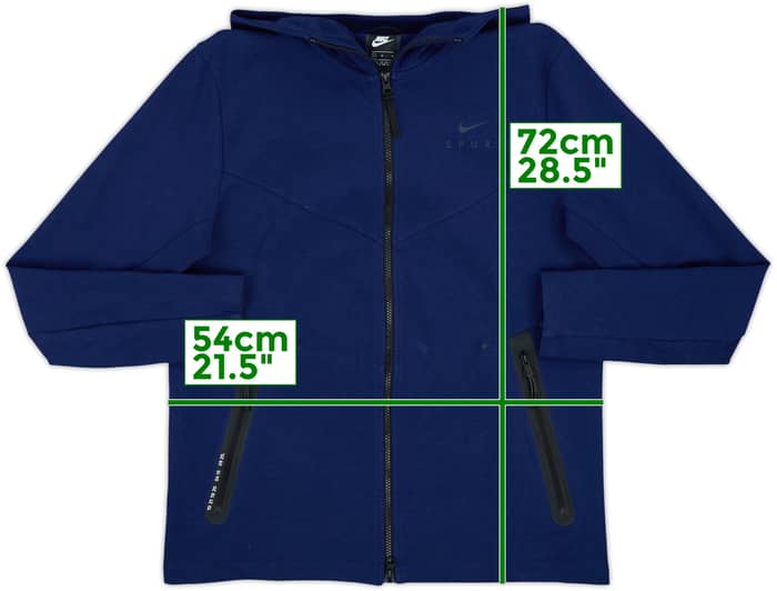 2020-21 Tottenham Nike Hooded Track Jacket - 8/10 - (M)