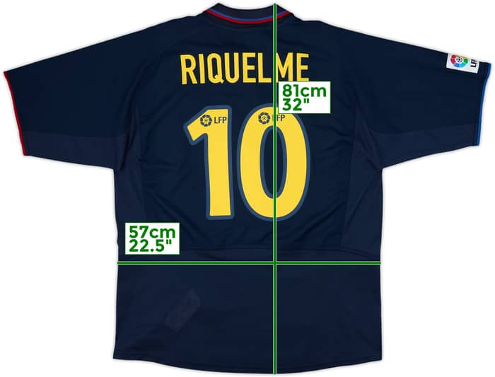 2002-03 Barcelona Away Shirt Riquelme #10 - 10/10 - (L)