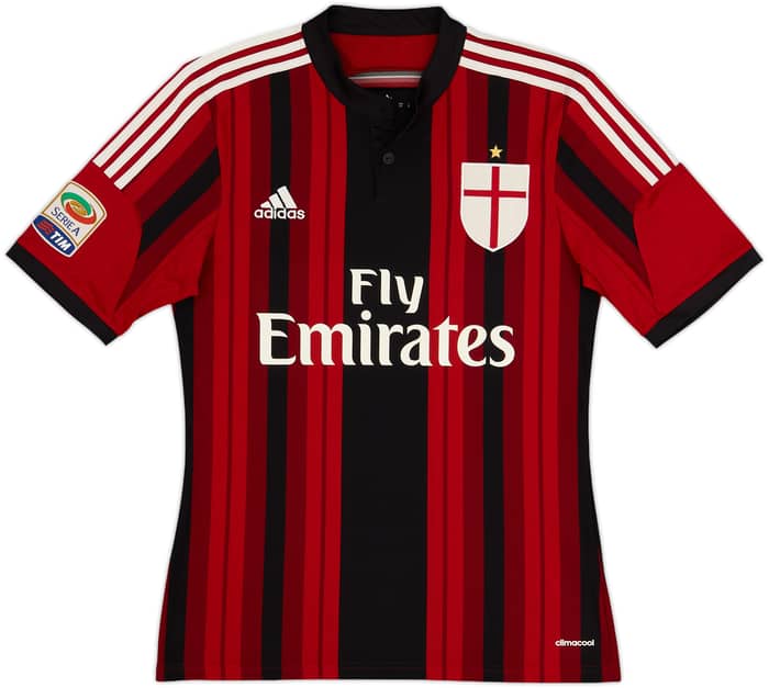 2014-15 AC Milan Home Shirt El Shaarawy #92 - 8/10 - (S)