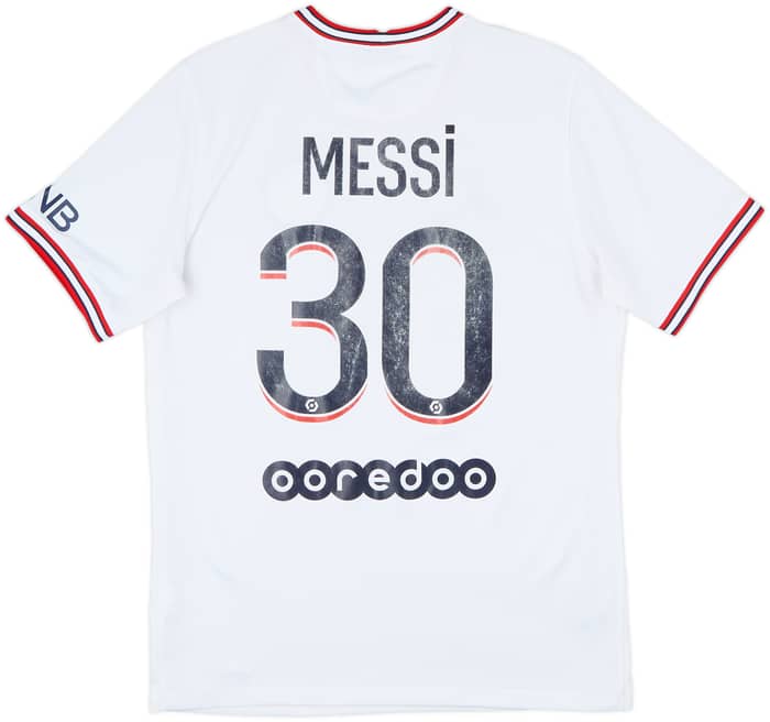 2021-22 Paris Saint-Germain Fourth Shirt Messi #30 - 6/10 - (M)