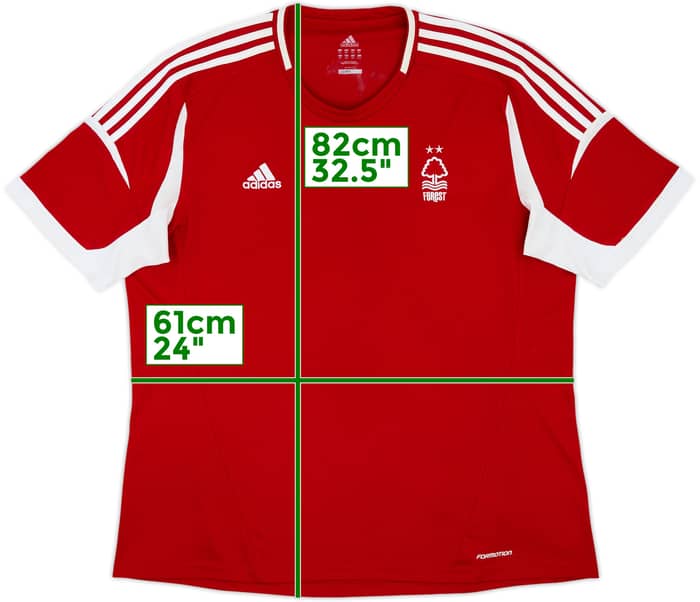 2013-14 Nottingham Forest Home Shirt - 7/10 - (XXL)