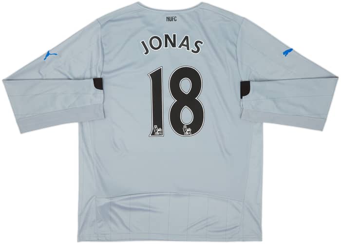 2014-15 Newcastle Away L/S Shirt Jonas #18 - 8/10 - (L)