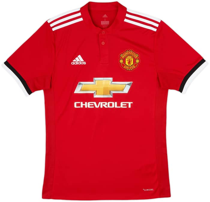2017-18 Manchester United Home Shirt Pogba #6 - 9/10 - (S)