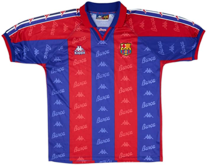 1995-97 Barcelona Home Shirt - 8/10 - (S)