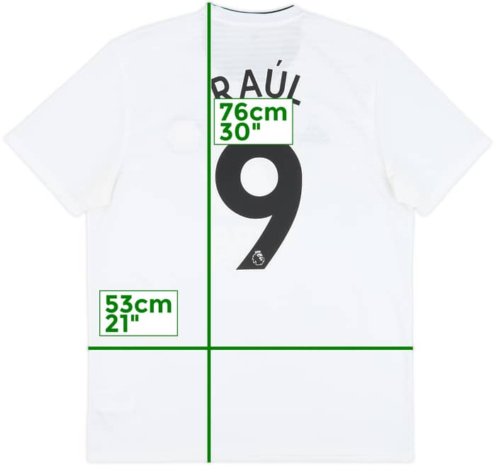 2018-19 Wolves Away Shirt Raul #9 - 8/10 - (L)