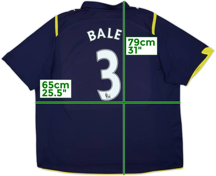 2009-10 Tottenham Away Shirt Bale #3 - 8/10 - (3XL)