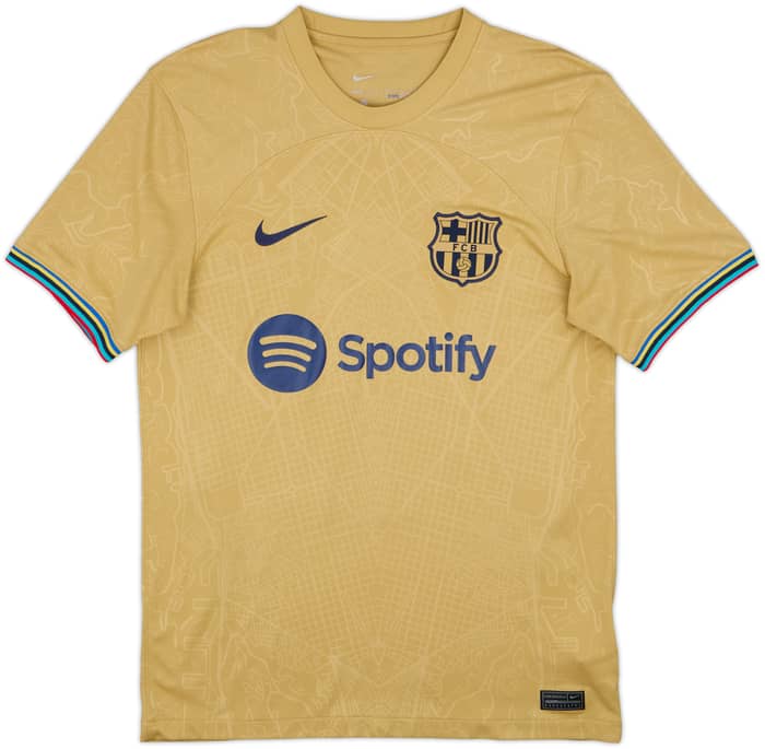 2022-23 Barcelona Away Shirt Lewandowski #9 - 9/10 - (S)