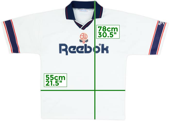 1995-97 Bolton Home Shirt - 8/10 - (L)