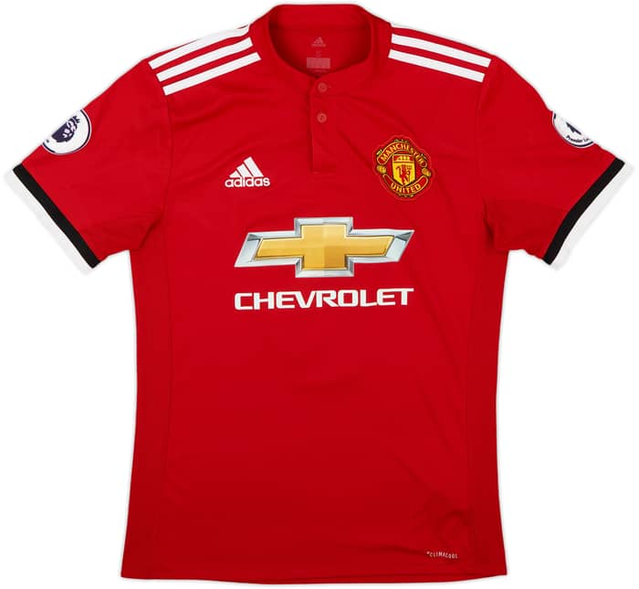 2017-18 Manchester United Home Shirt Lukaku #9 - 9/10 - (S)