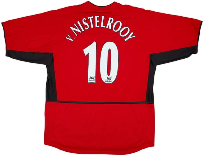 2002-04 Manchester United Home Shirt V.Nistelrooy #10 - 8/10 - (XL)