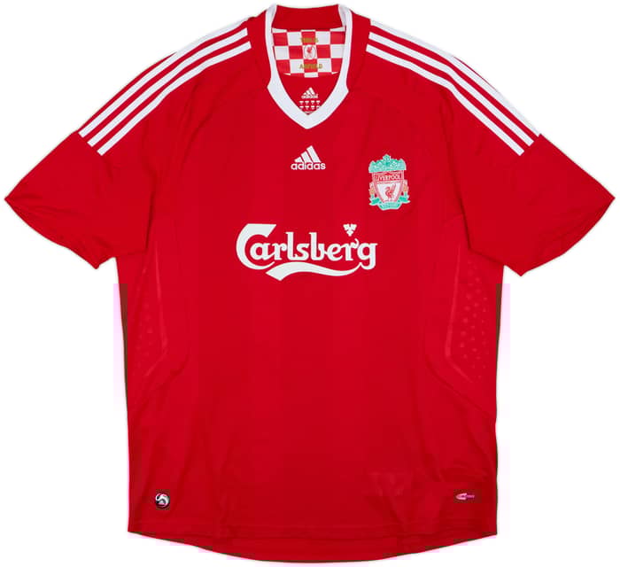 2008-10 Liverpool Home Shirt Alonso #14 - 10/10 - (XL)