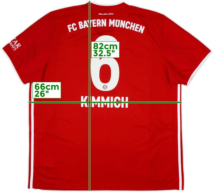 2020-21 Bayern Munich Home Shirt Kimmich #32 - 8/10 - (XXL)