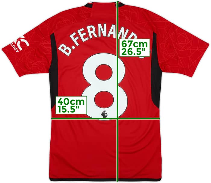 Camiseta de local del Manchester United 2023-24 B.Fernandes #8 - 10/10 - (XS)
