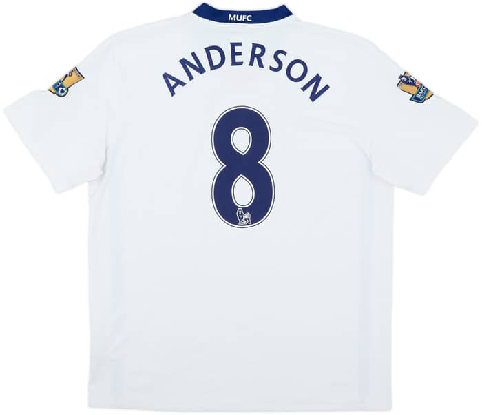 2008-10 Manchester United Away Shirt Anderson #8 - 8/10 - (L)