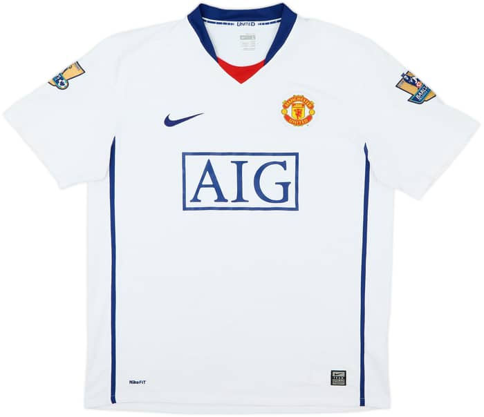 2008-10 Manchester United Away Shirt Anderson #8 - 8/10 - (L)