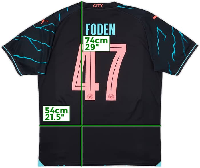 2023-24 Manchester City Third Shirt Foden #47 - 10/10 - (L)
