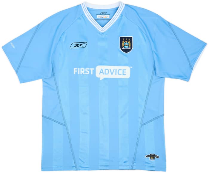 2003-04 Manchester City Home Shirt Anelka #39 - 8/10 - (M)