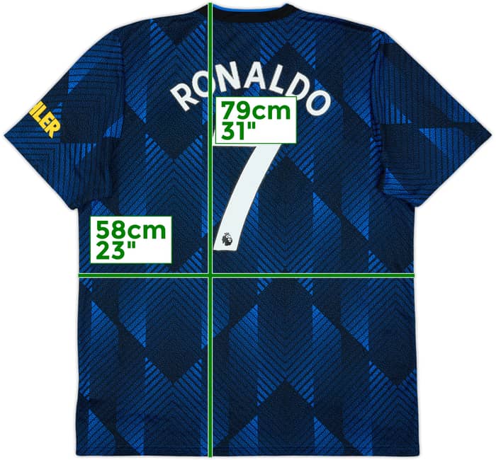 2021-22 Manchester United Third Shirt Ronaldo #7 - 7/10 - (XL)