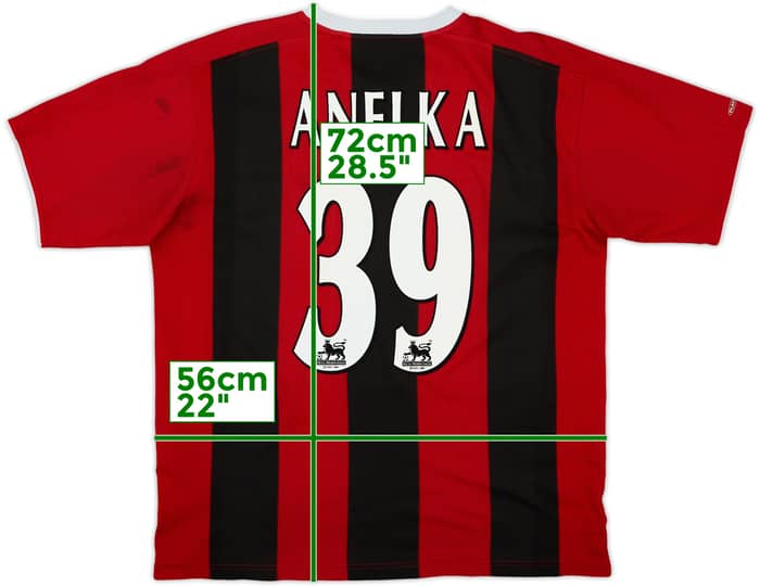 2003-04 Manchester City Away Shirt Anelka #39 - 6/10 - (L)