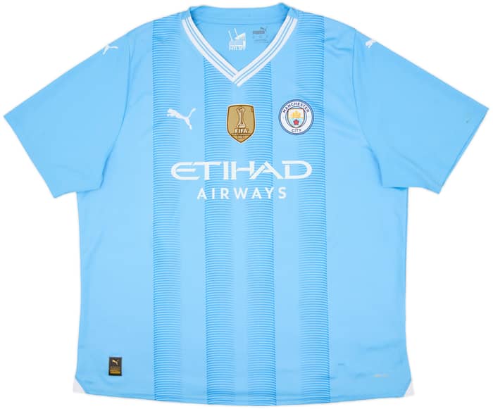 2023-24 Manchester City Home Shirt Haaland #9 - 8/10 - (XXL)