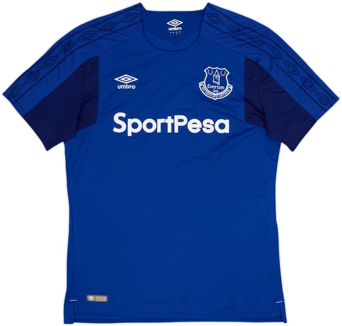 2017-18 Everton Home Shirt Baines #3 - 9/10 - (L)